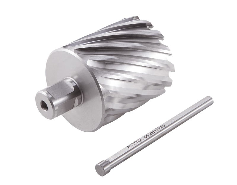 ACTOOL 2-1/4" Diameter Ã— 2" Depth of Cut HSS ANNULAR Cutter with 3/4'' Weldon Shank - Image 4